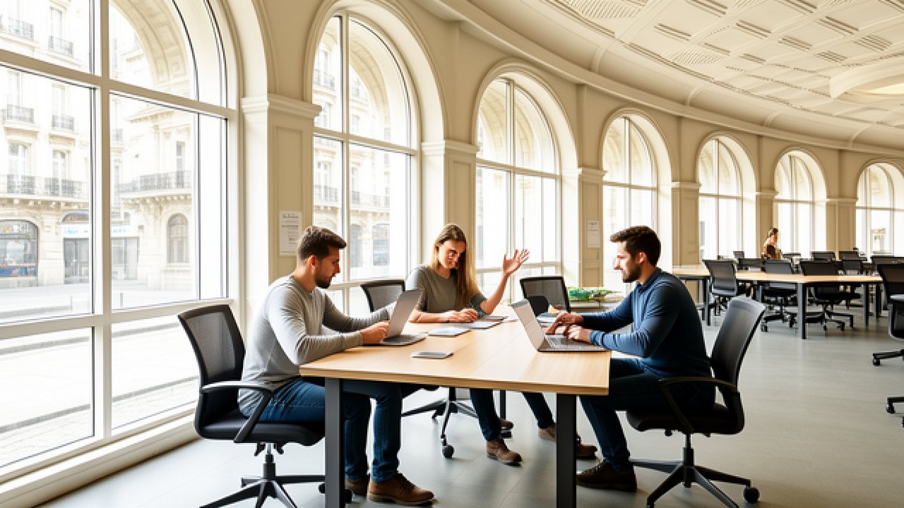 Coworking Saint-Lazare : un vrai levier pour la productivité de vos équipes