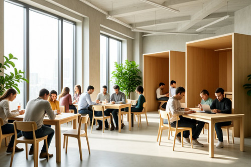 Aménagement espace coworking : transformer vos locaux en levier concret de productivité d'équipe